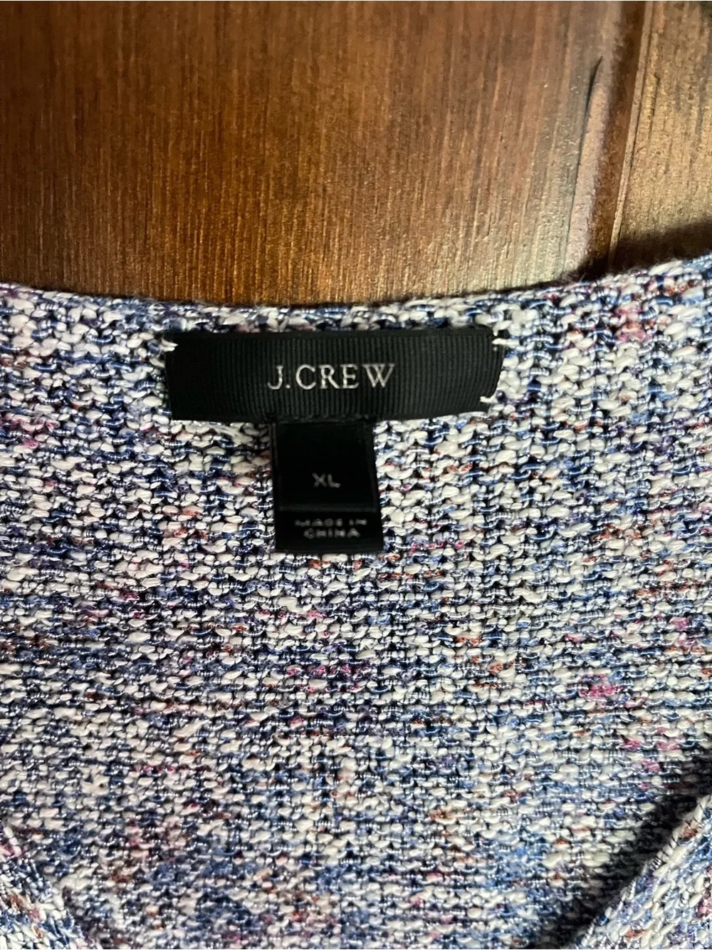 J. Crew Speckled Lavender V-Neck Sweater